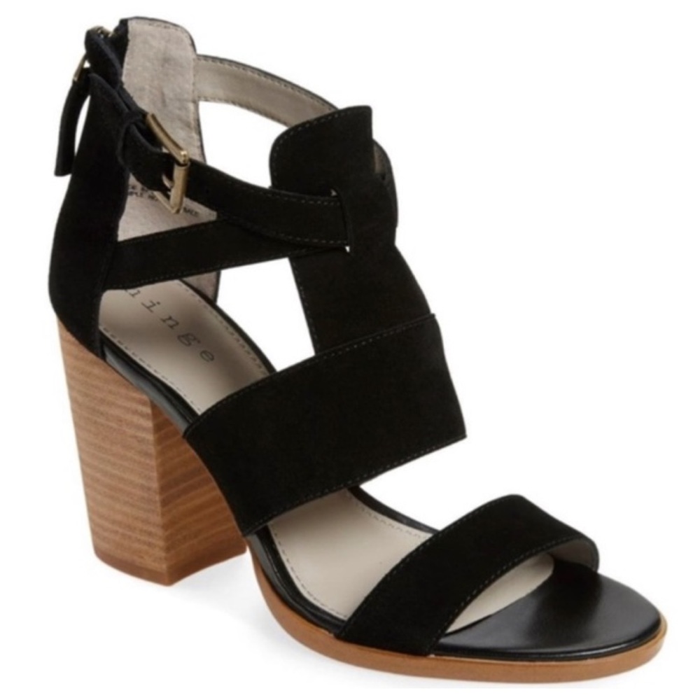 Hinge Block Heel Sandal